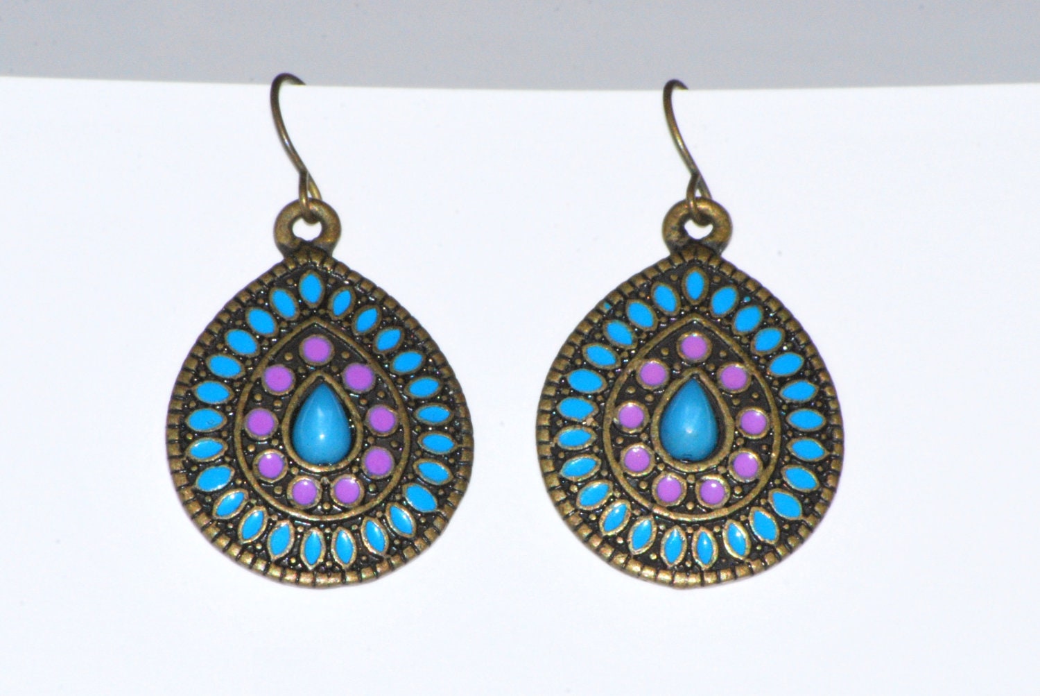 Colorful designer earrings with classic authentic looks