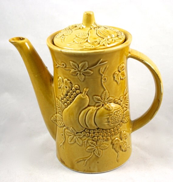Vintage Ceramic Electric Teapot Japan by LuckySevenVintage on Etsy