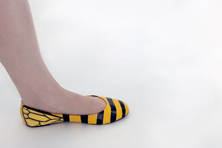Bumble Bee Ballet Flat Shoes