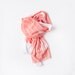 Peachy Pink Cotton Scarf, Screen Printed on Light Cotton