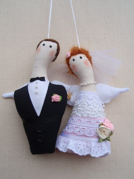 Collectible Angel Dolls: Bride and Groom Guardian Angels