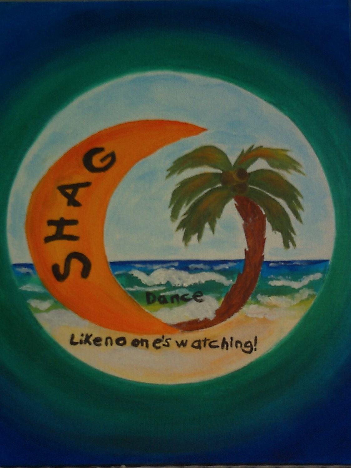 Shag Dance Original Art Acrylic Painting