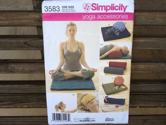 Simplicity Pattern 3583 Yoga Accessories Out by oceanmountainhigh