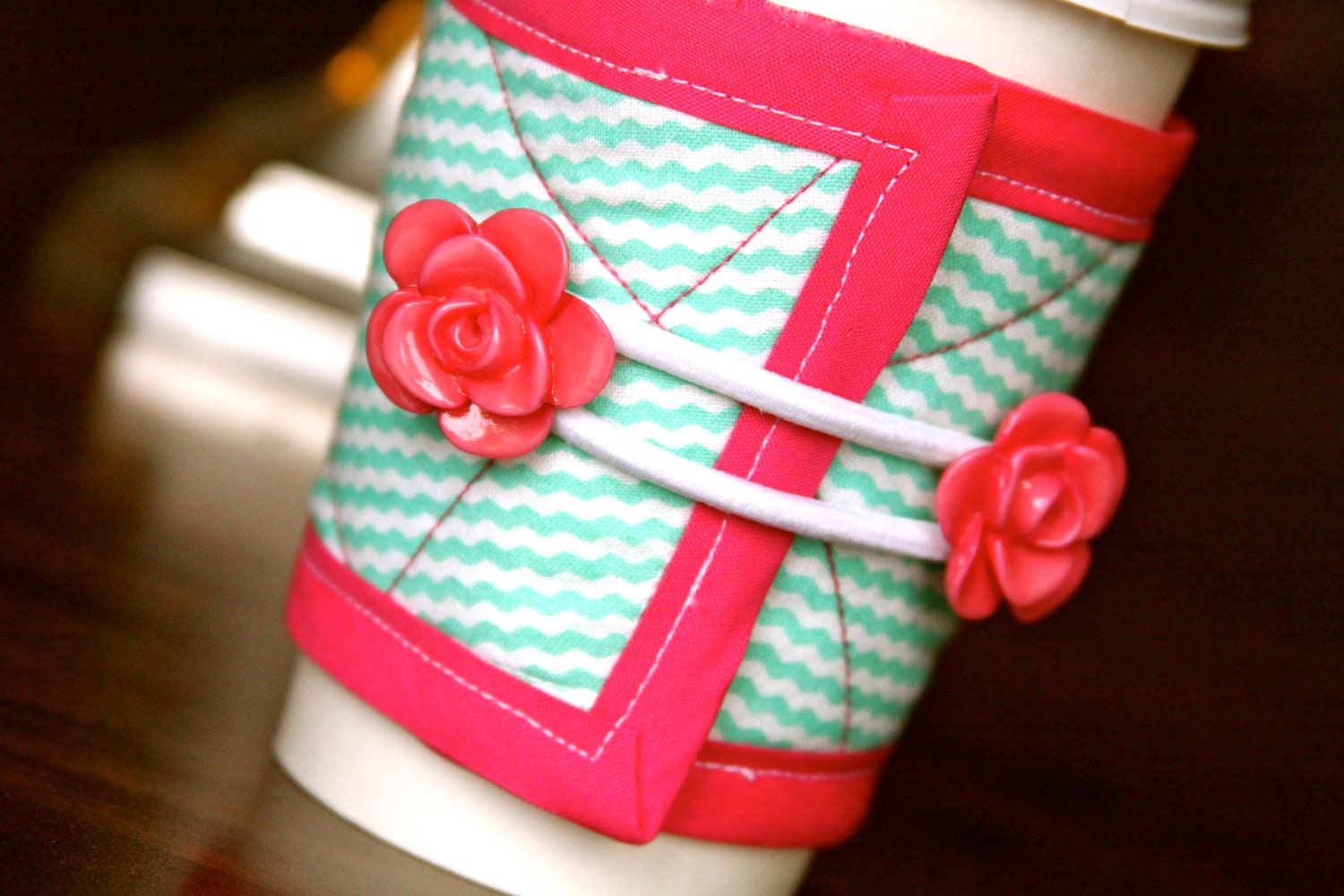 The Rose Julep Coffee Cozy