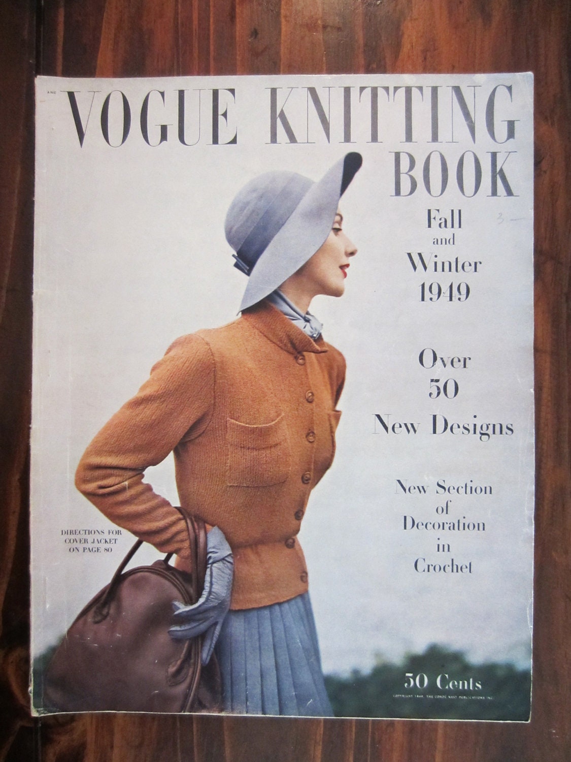 1949 Vogue Knitting Book - Patterns - Magazine - Fall-Winter
