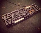 Fine Handcrafted Bioshock Art Deco Steampunk Keyboard - HannaLTD