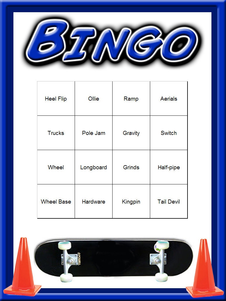 Bingo Skateboarder