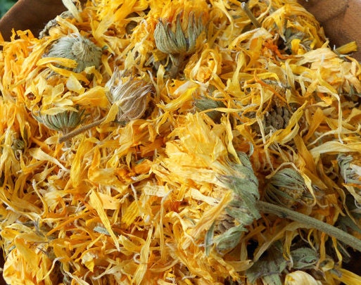 ORGANIC CALENDULA Whole Flower, 10 Cups, dried bulk wholesale - For Teas, Bath & Body Products, Herbal Remedies, Salves, Tinctures