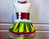 Dr. Seuss How the Grinch Stole Christmas Inspired Dress Up Apron