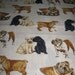 Single Standard Size Pillow Case OOAK Dogs 100% Cotton