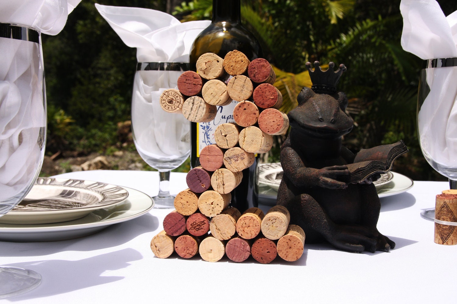 Wine Cork Table Numbers Wedding - Unique table number