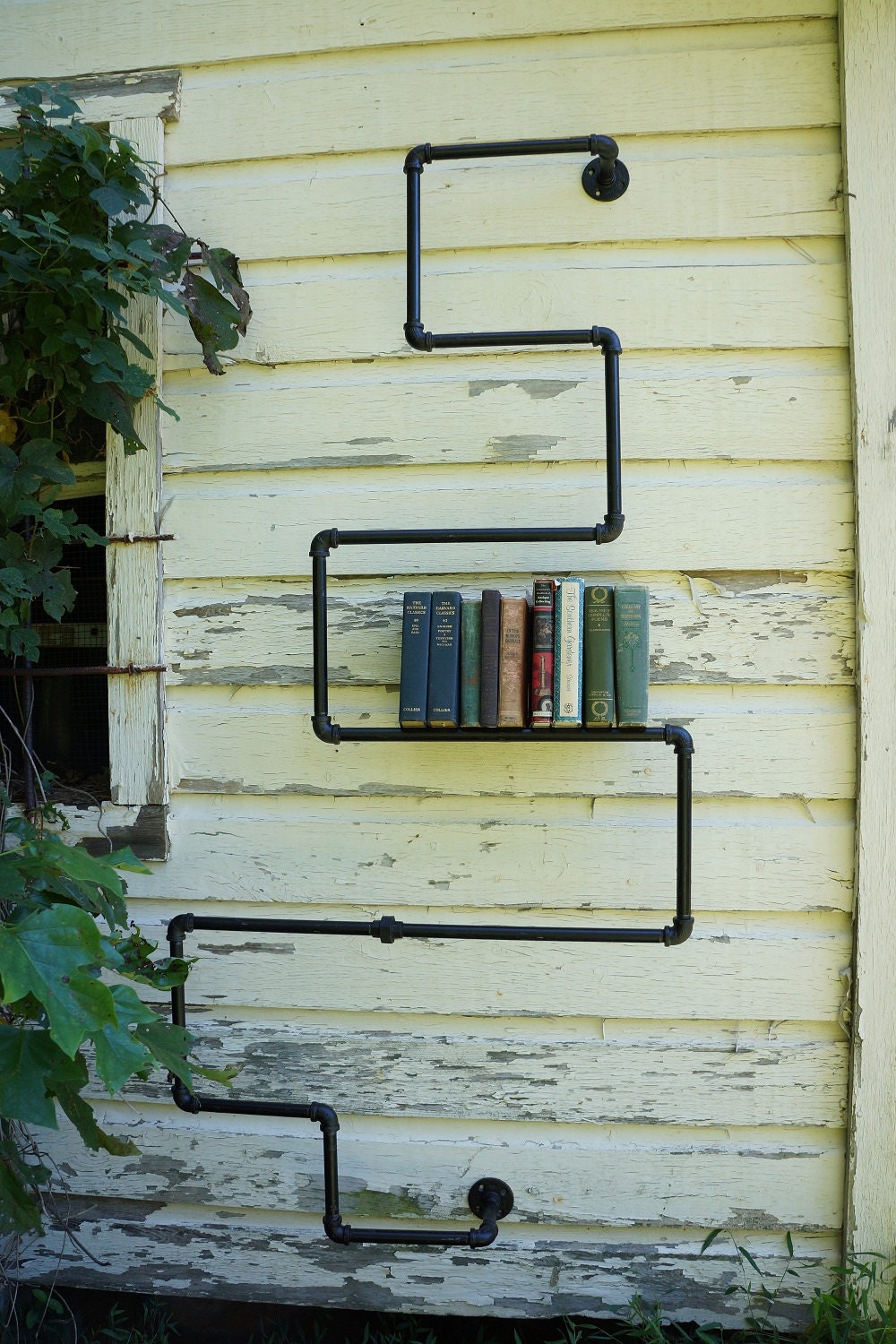 Industrial Seven Tier Bookshelf