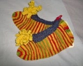 Cornflower Slipper Socks