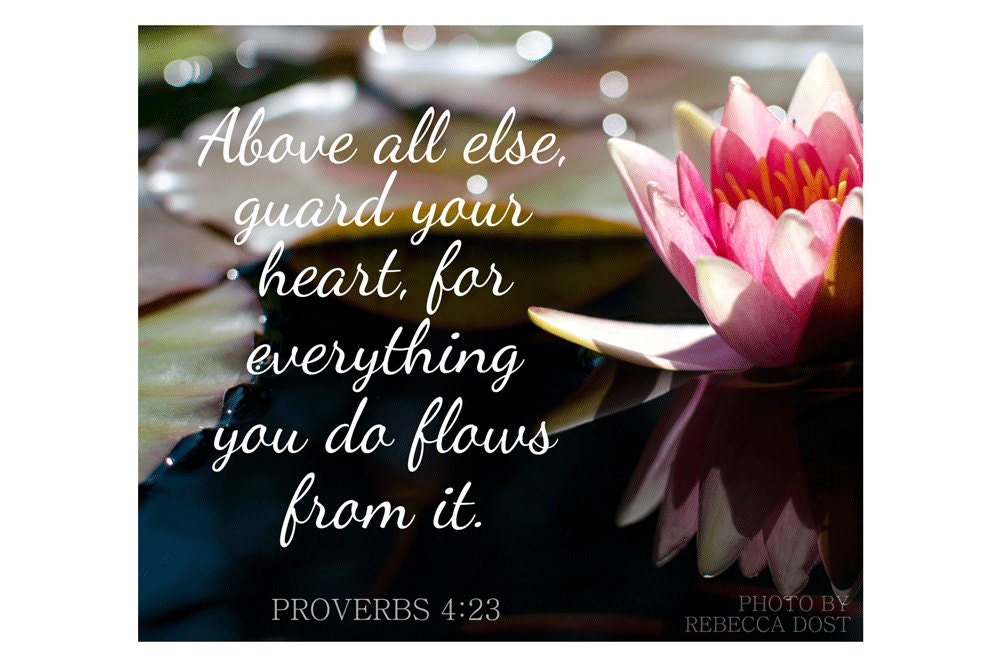 Word Art Print: Above All Else