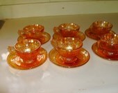 Gorgeous Carnival Cups and Saucers
