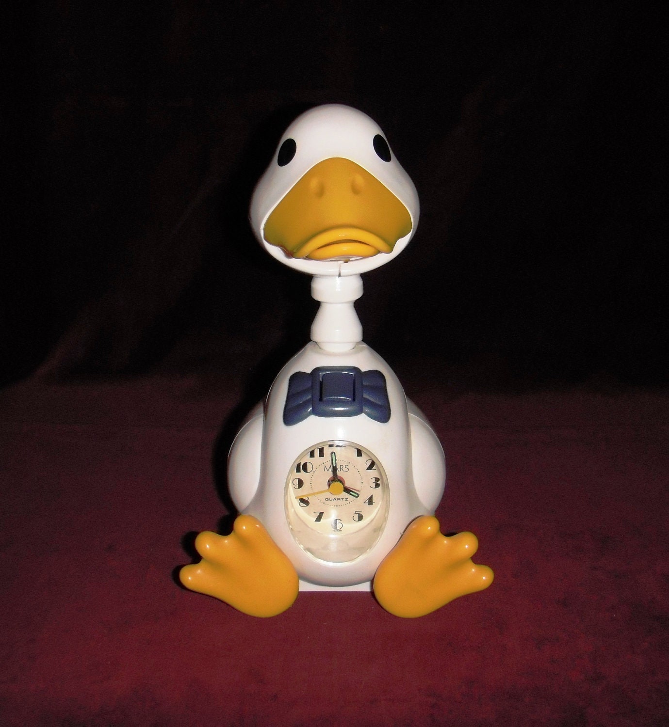 Sunko Duck Alarm Clock Mars Quartz Clock by TandRTreasures on Etsy