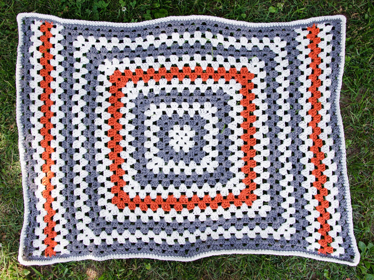 Custom Rectangle Granny Baby Blanket
