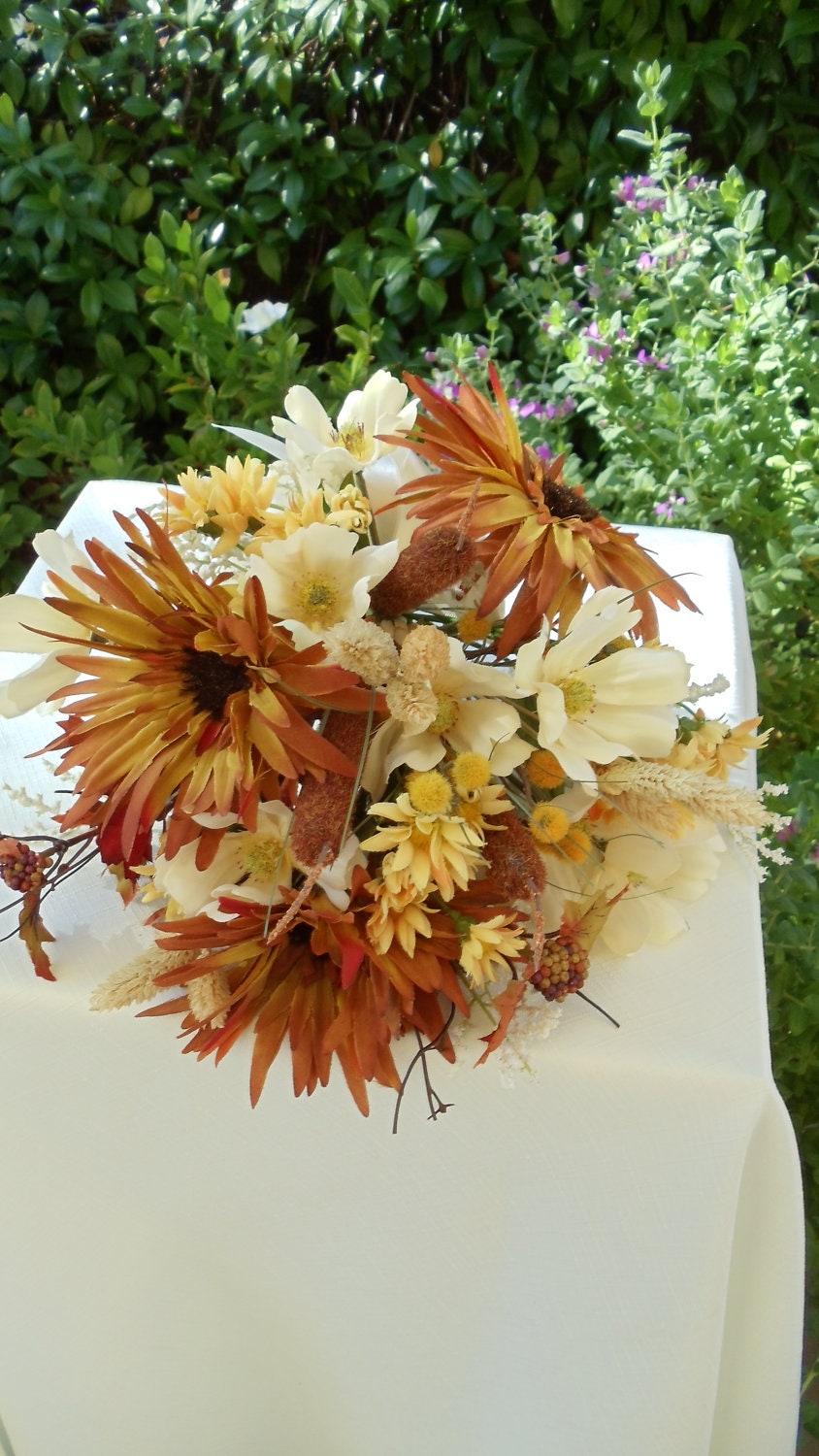 order wild flowers wedding bouquet