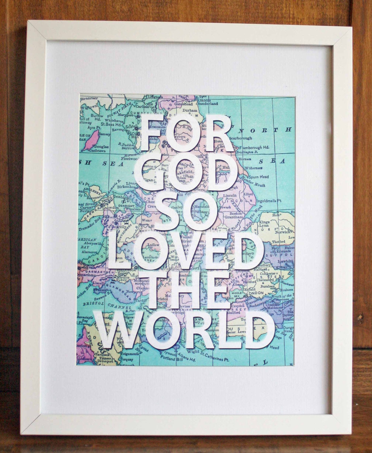 For God so Loved the World - 8"x10" Printable Art