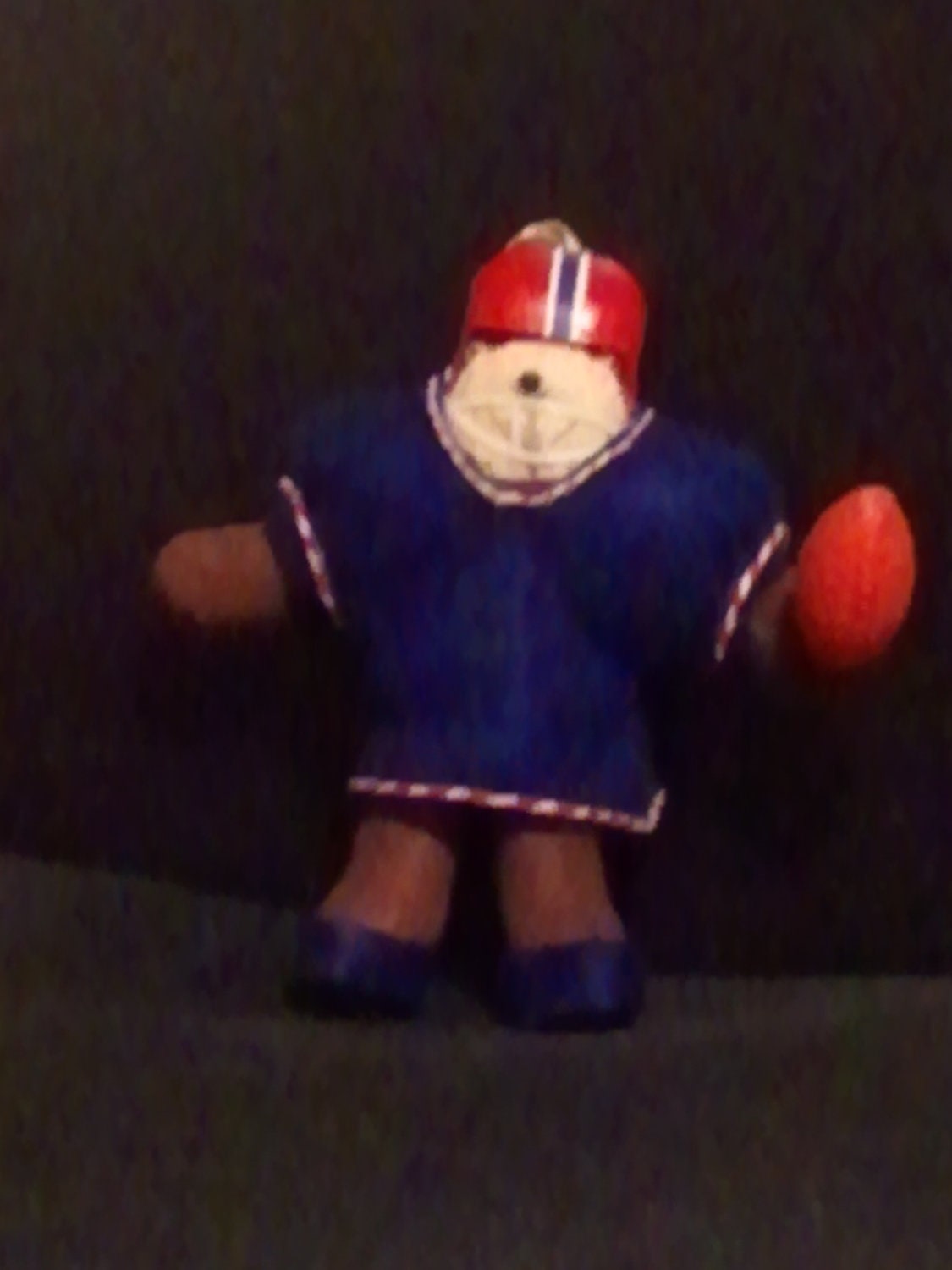5" Red, White, and Blue Football Bear G - Unique