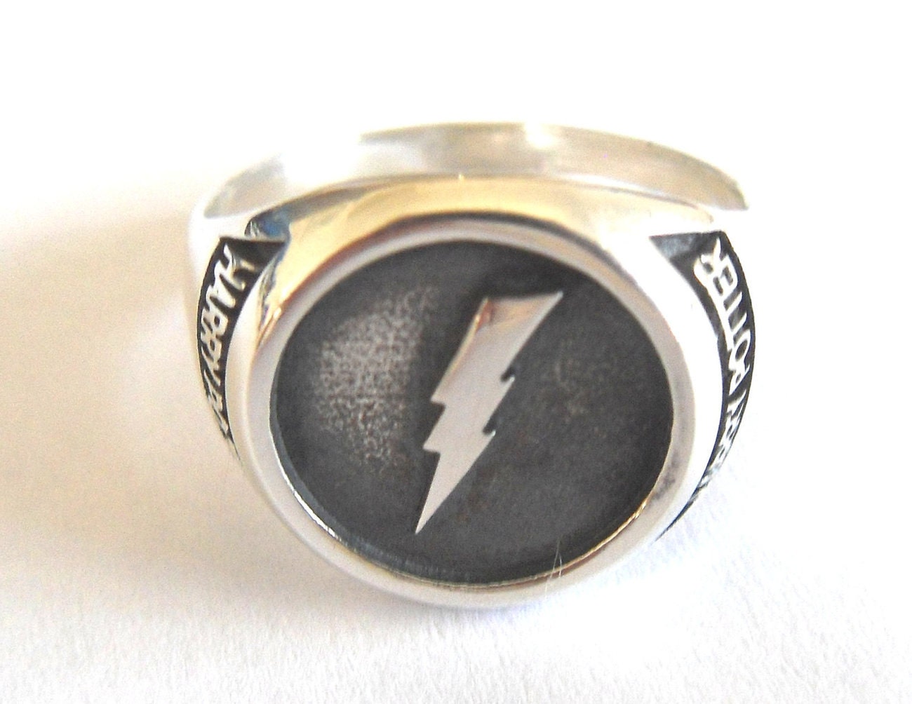 Solid Sterling Silver 925 Harry Potter Lightning BOLT Ring ALL SIZE