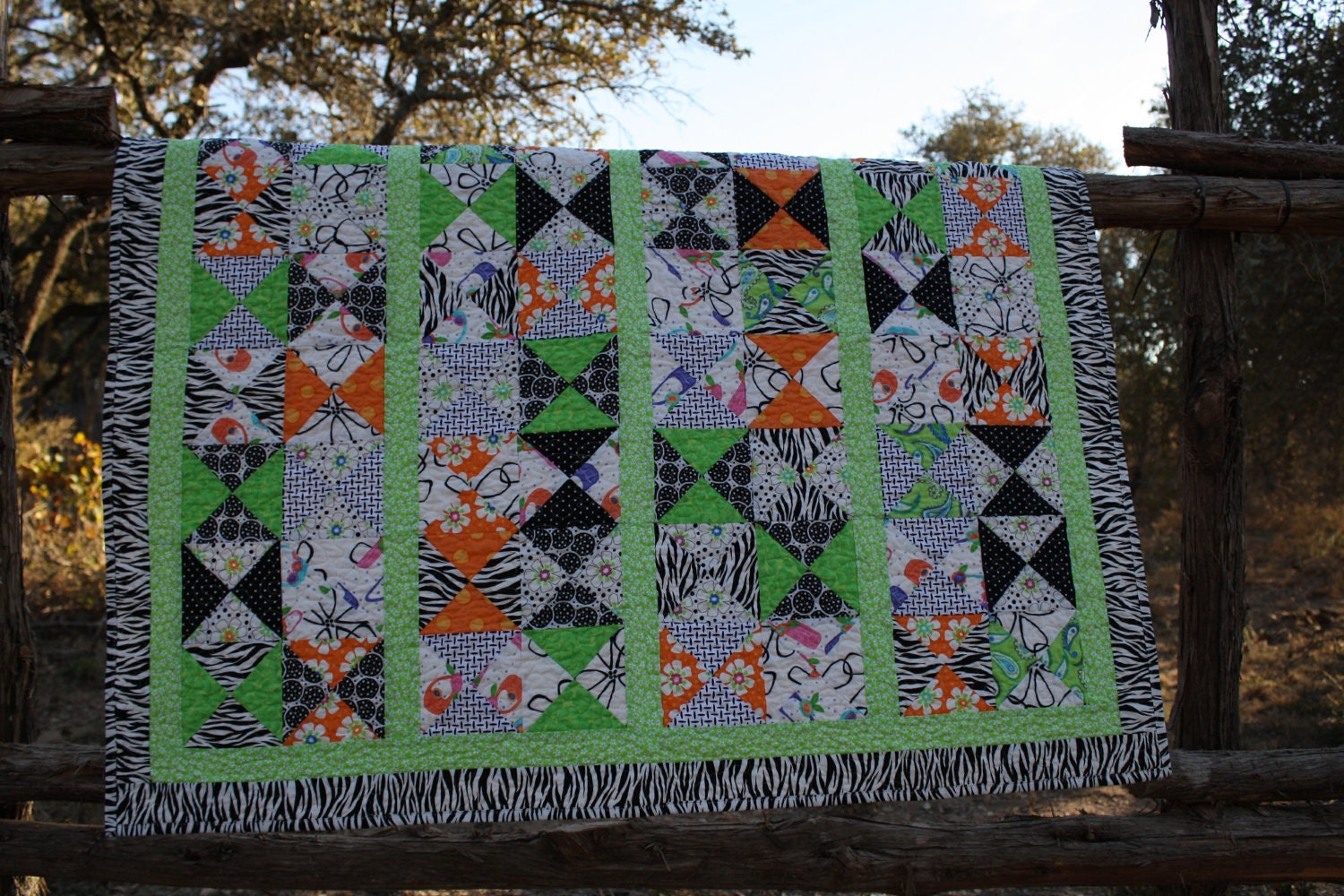 Zebra Print Quilt