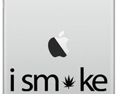 For iPad Mini Funny Humor Decal Sticker iSmoke