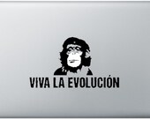For Macbook Air / Pro Decal Sticker Funny Humor Viva La Evolucion