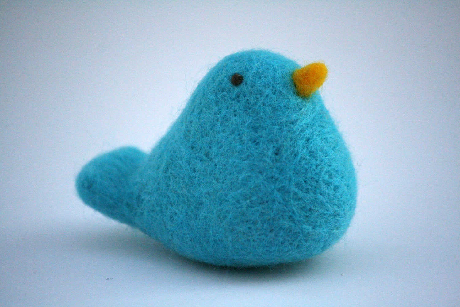 Needlefelted bluebird