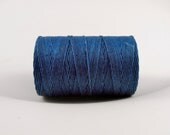 10 yards royal blue waxed linen cord 4ply