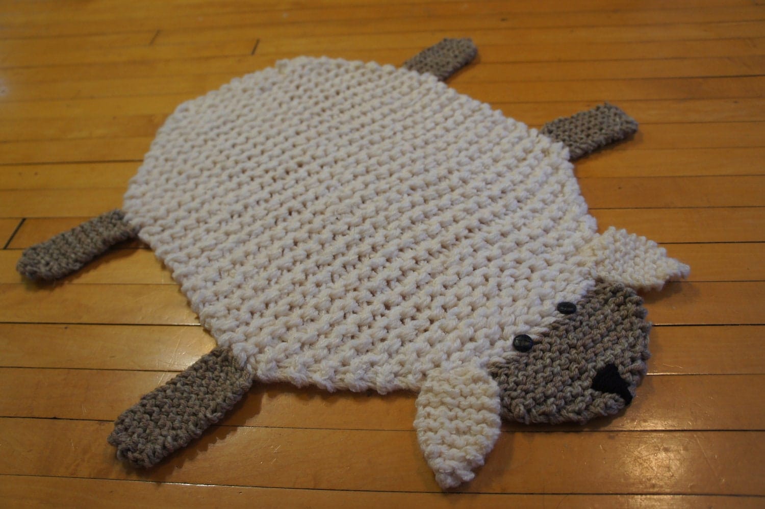Flat sheep rug/ mat/ blanket