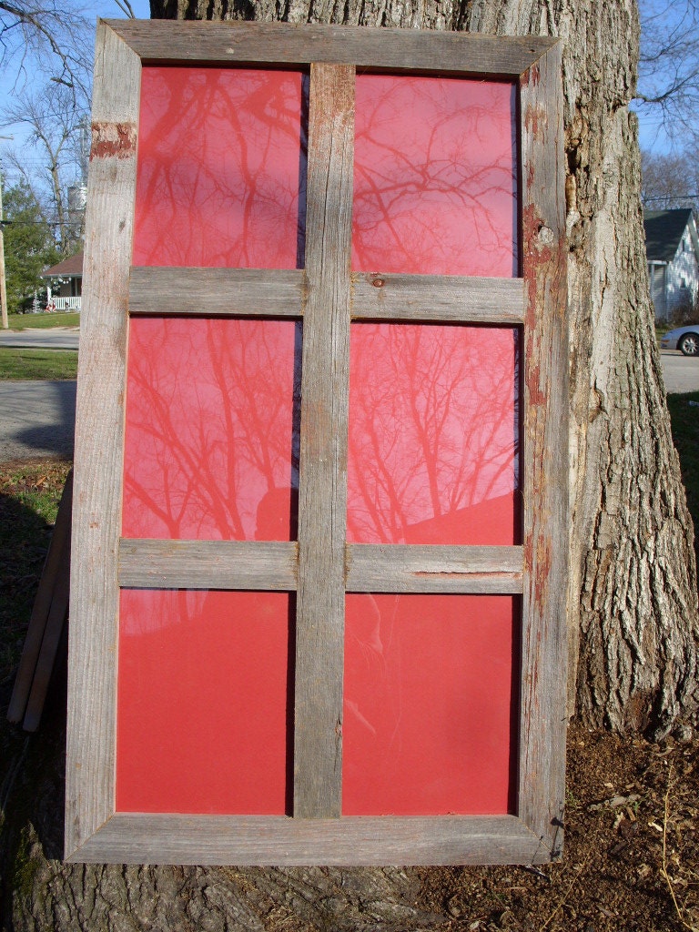 6 Panel 8x10 Weathered Rustic Reclaimed Barn Wood Barnwood Collage Multi Picture Photo Frame