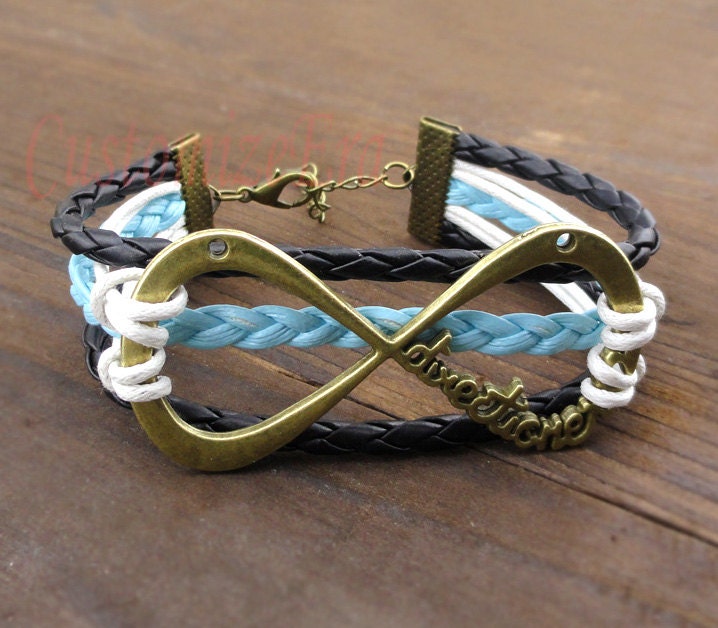 One Direction Infinity Bracelet forever "Directioner" Infinite 1D Boy Band The best gift,charm bracelet,friendship bracelet