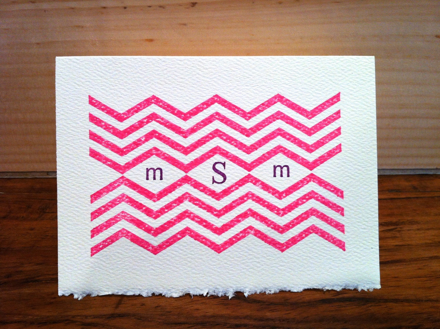 Chevron Monogram Design