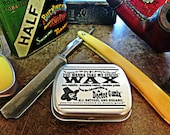Moustache Wax - All Natural Maximum Hold - Doctor Ganix - Pocket Stache Tin
