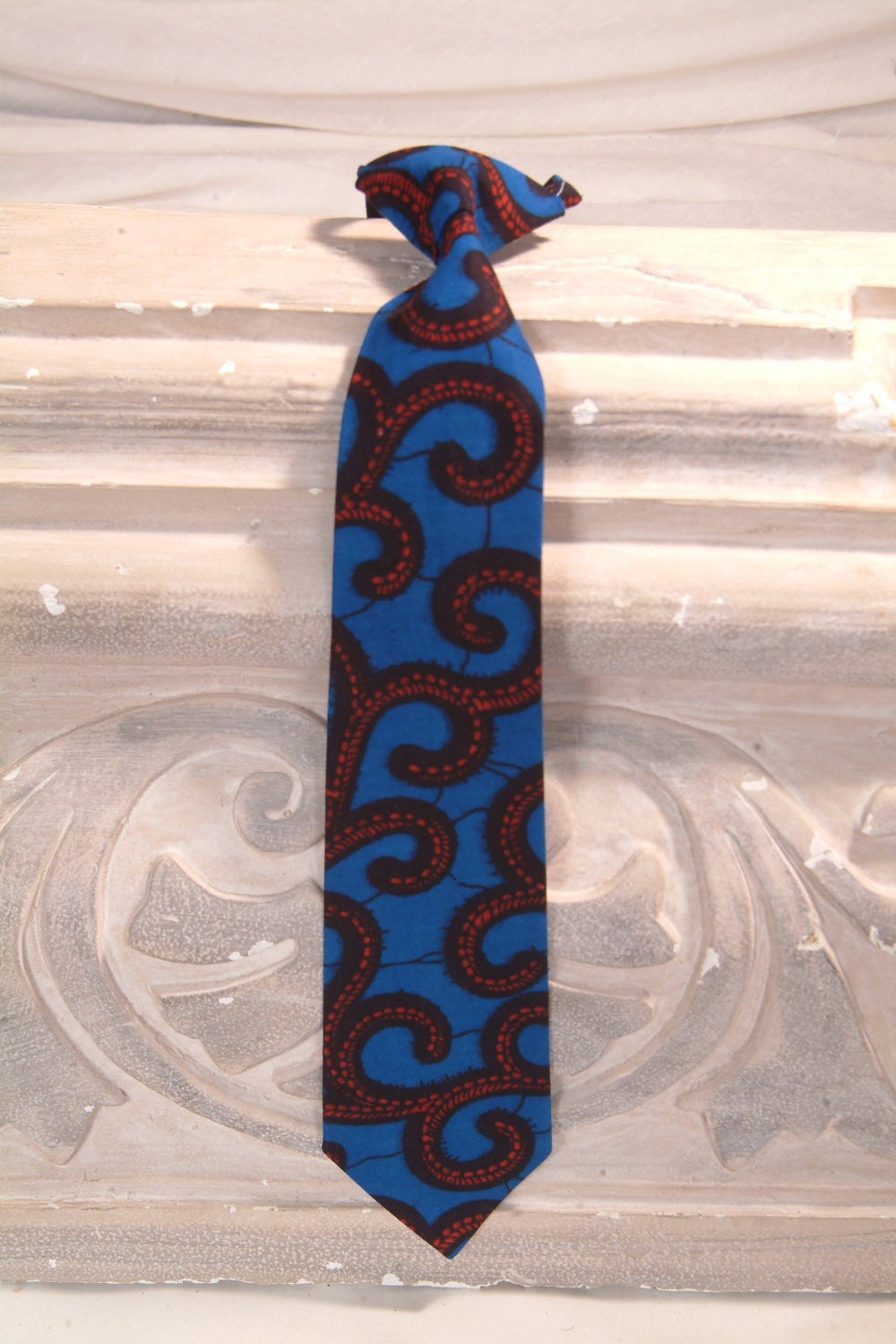 Ankara fabric boy tie