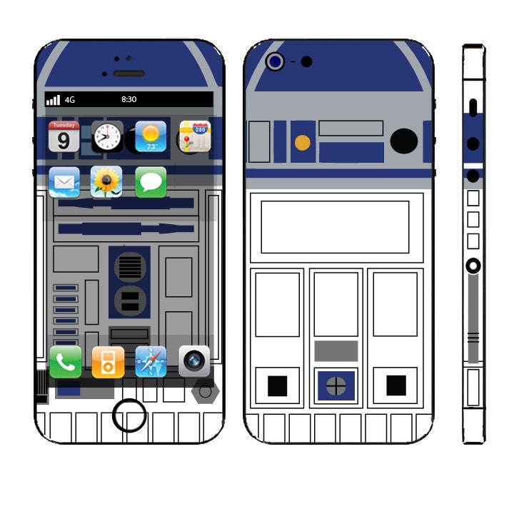 R2D2 Star Wars Apple iPhone 5 Vinyl Skin