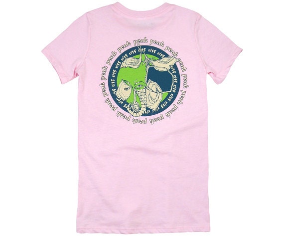Womens Pink T shirt Unique Elephant Art Tee Short sleeve shirt for Woman Juniors Clothes Womens Indie Clothing