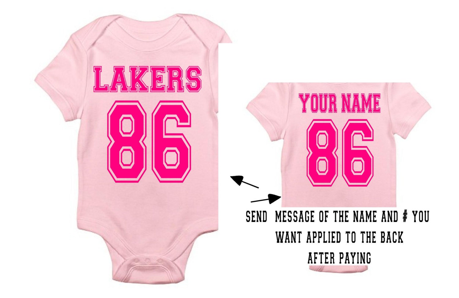 pink and white lakers jersey