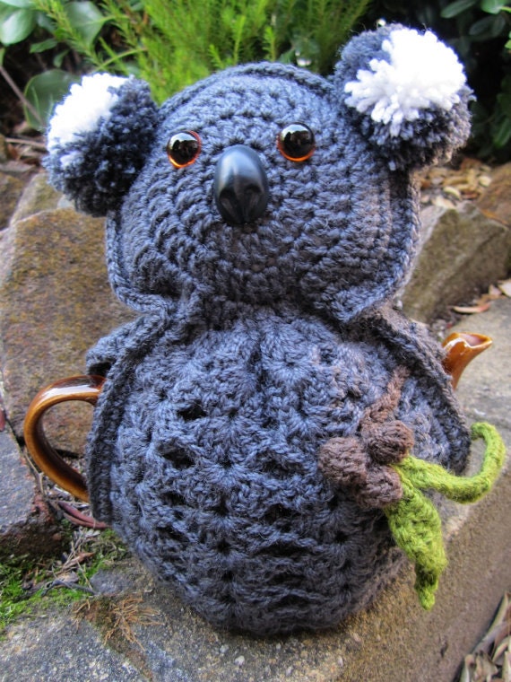 Koala Tea Cosy Crochet Pattern - PDF