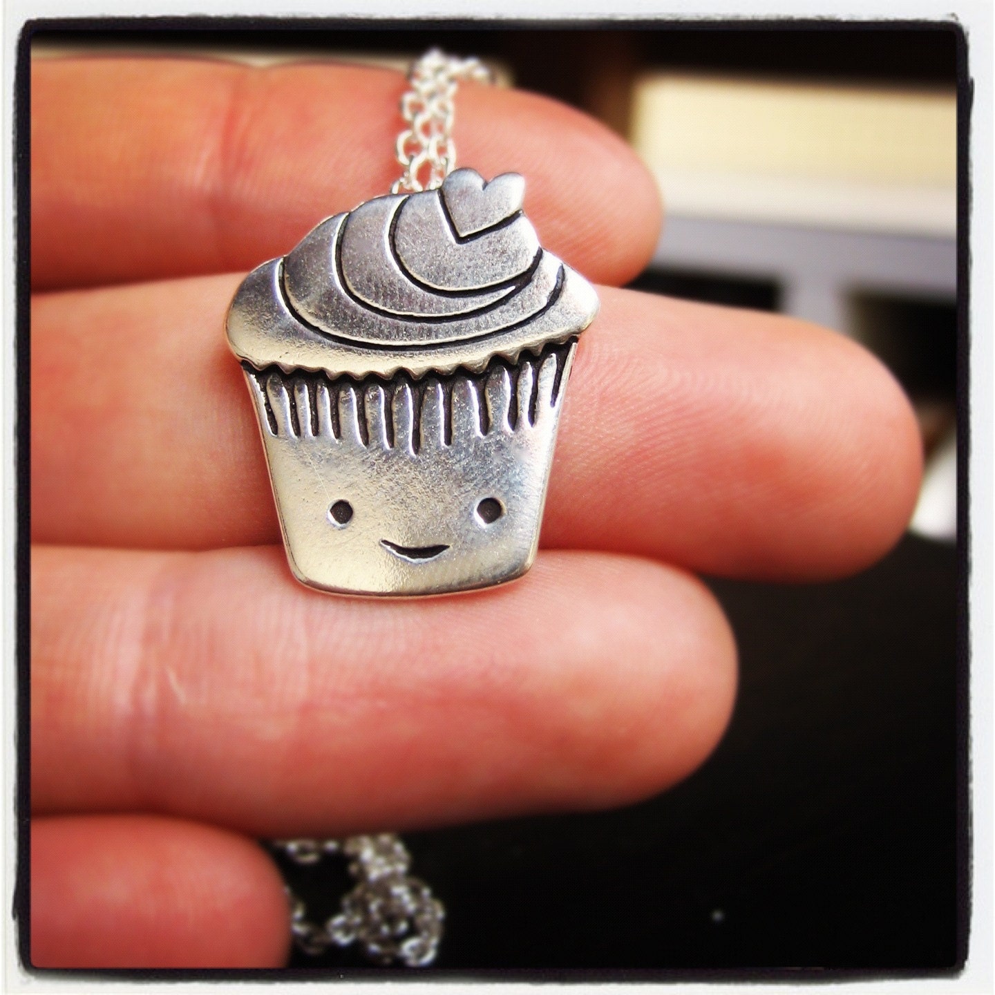 Cupcake Necklace