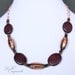 Copper Necklace, Cherry Wood & Copper Beads