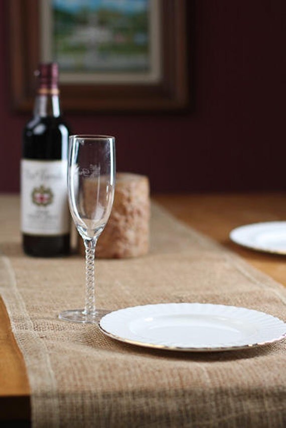 Burlap Table Runner 14" X 72" Natural Rustic Il_570xn