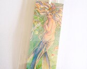 Mermaid Bookmark Rainbow Seashell Haired Mermaid