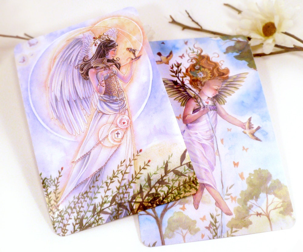 Angel Postcard Prints Guardian Angel Art