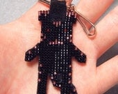 Beaded "Black Tiger Doll" Keychain/Pendant
