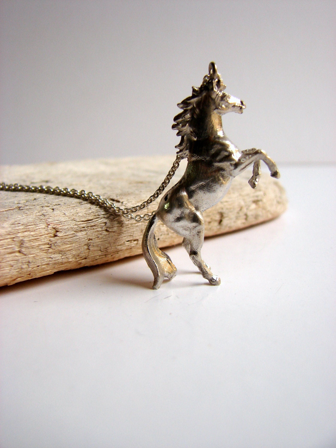 Wild Horse Necklace, Mustang, Horse Jewelry, Equestrian