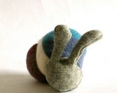 Blue Stripe Cashmere Escargot