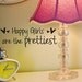 Happy Girls are the Prettiest audrey hepburn vinyl wall decal words with hearts