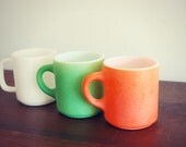 vintage milk glass collection - set of 3